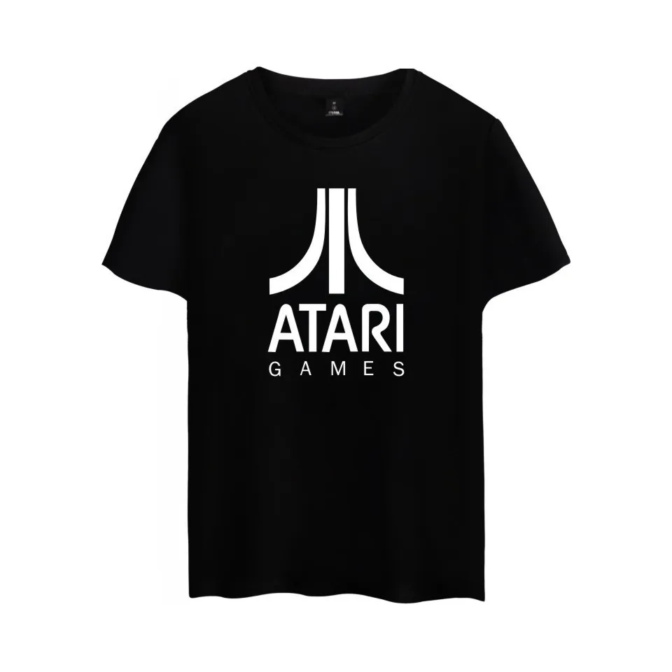 Игровая футболка ATARI мужская и женская модная с коротким рукавом футболки на