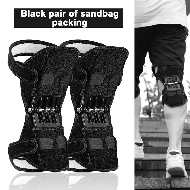 

Knee Pads Joint Support Breathable Non-Slip Power Lift Joint Knee Pads Powerful Rebound Spring Force Knee Booster Leg Protector
