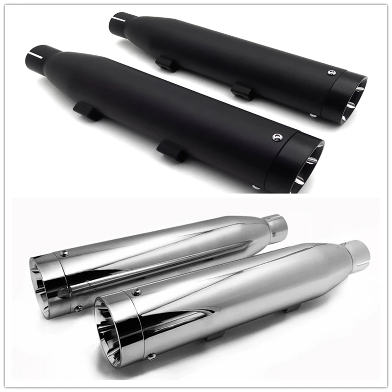 

Aftermarket Motorcycle Parts Black Mufflers Slip on For Harley Davidson Sportster 2014-2019 Exhaust Pipes SuperLow XL883 CHROME