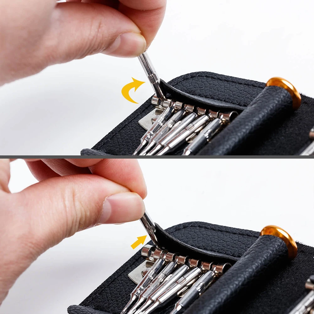 QUK Инструменты для ремонта мобильных телефонов, прецизионный Набор отверток 25 в 1, наборы инструментов для ремонта, Torx Бит Phillips, портативные наборы для ПК, очки