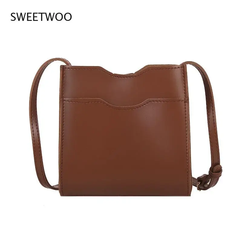 

Autumn Female Korean Simple Shoulder Crossbody Small Square Bag for Women Free Shipping Casual Shopping Leather Messenger Bag