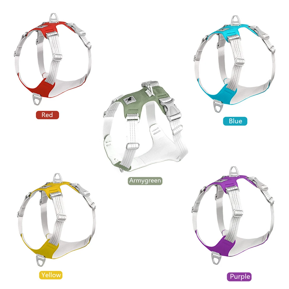 

Pet Dog Harness Dog Training Reflective Chest Strap Belt Vest Adjustable Outdoor Protective Harness for Small Medium Big Dogs