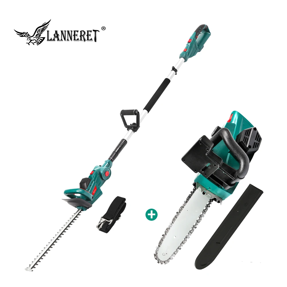 Аккумуляторная цепная пила LANNERET 20 в двухступенчатая с аккумулятором и зарядным