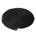 58 дюйма, 50 футов, двойная оплетка, док-канаты для лодок, 16 нитей, нейлоновые док-линии, швартовочная веревка, якорная линия, аксессуары для лодок