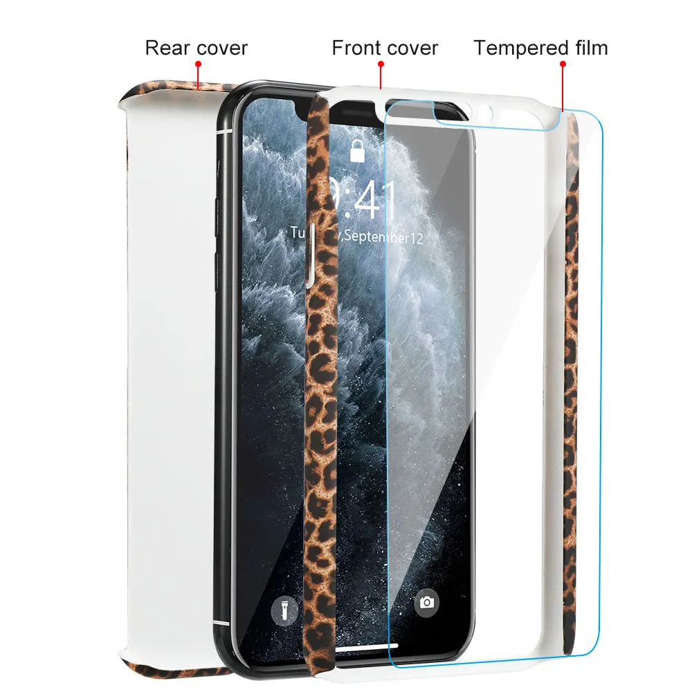 Чехол KISS с леопардовым узором чехол для iPhone XS MAX X XR 360 защитный 11 Pro Max 6 7 8 Plus |