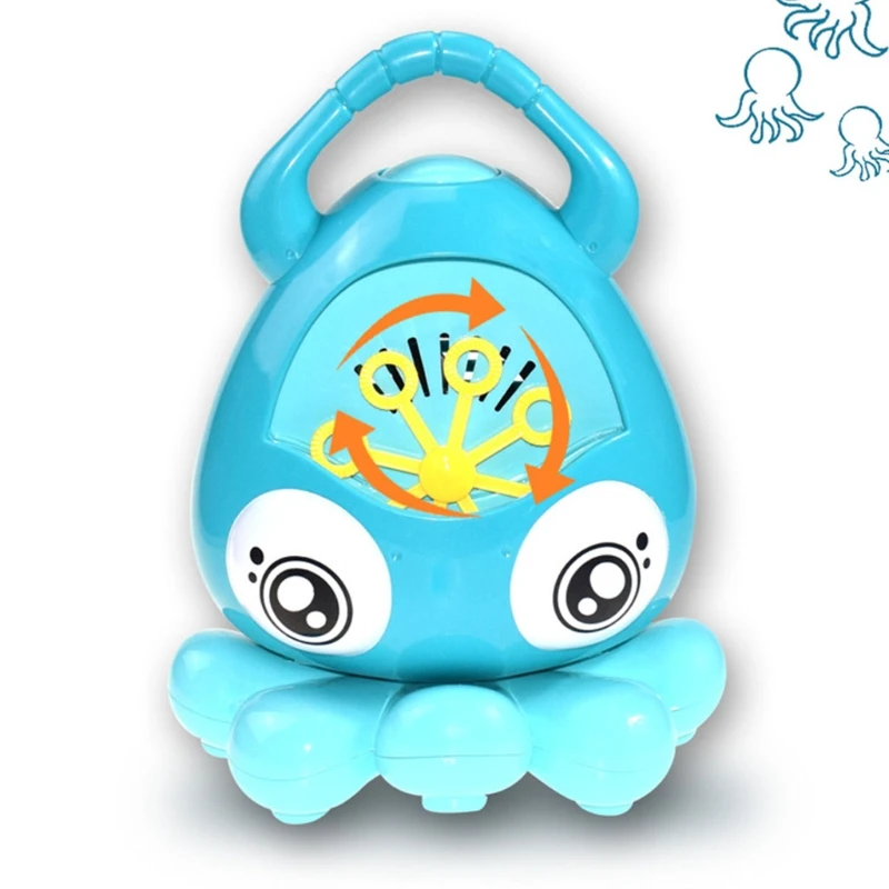 

Пляжная уличная игрушка для детей, Интерактивная электрическая игрушка с 8 отверстиями, осьминог, устройство для создания пузырей, раздвижн...