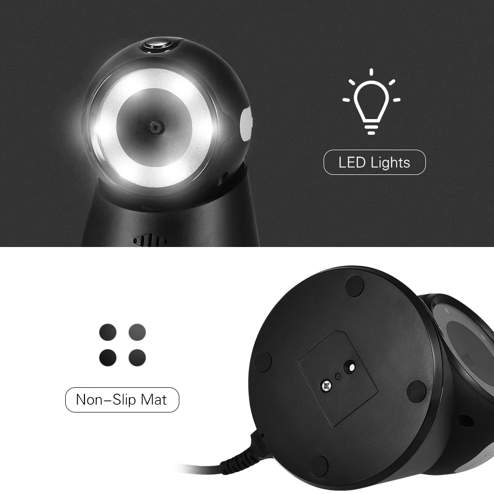 Aibecy YHD-9100 Настольный 1D/2D/QR сканер штрих-кода USB проводной считыватель штрих-кодов