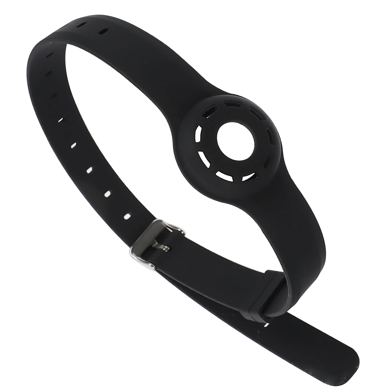 

1Pc Dog Collar Protective Cover Tracer Case Compatible with AirTags (Black)