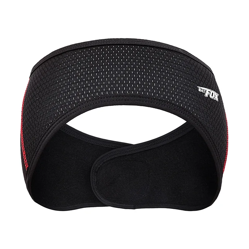 BATFOX Мужская и Женская флисовая велосипедная повязка на голову наушники для бега