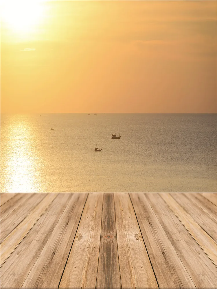 

Vinyl Custom Photography Backdrops Prop Beach and Blue Sky Photography Background J20228-30