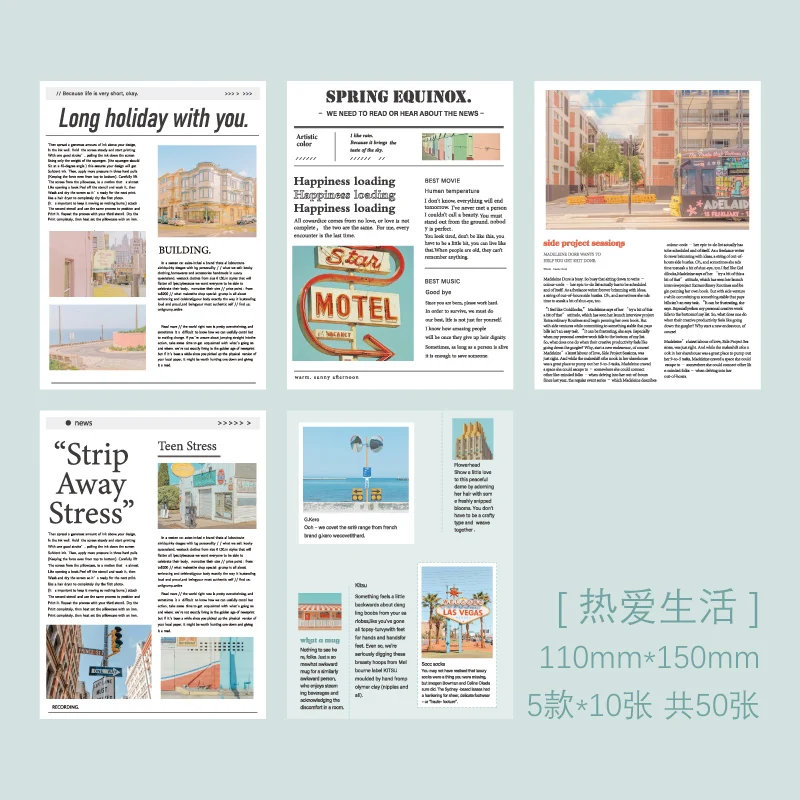 

Yoofun Бумажные блокноты 50 шт