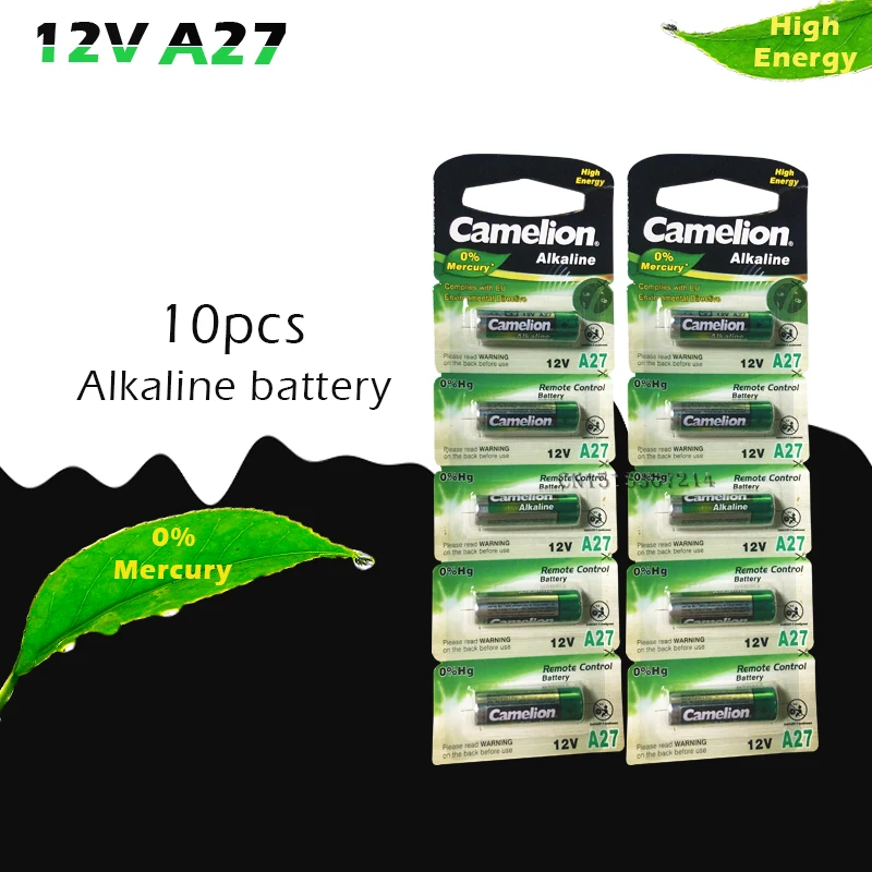 Ультращелочные аккумуляторы Camelion A27 27A 12 В оптовая продажа 10 шт./лот новые