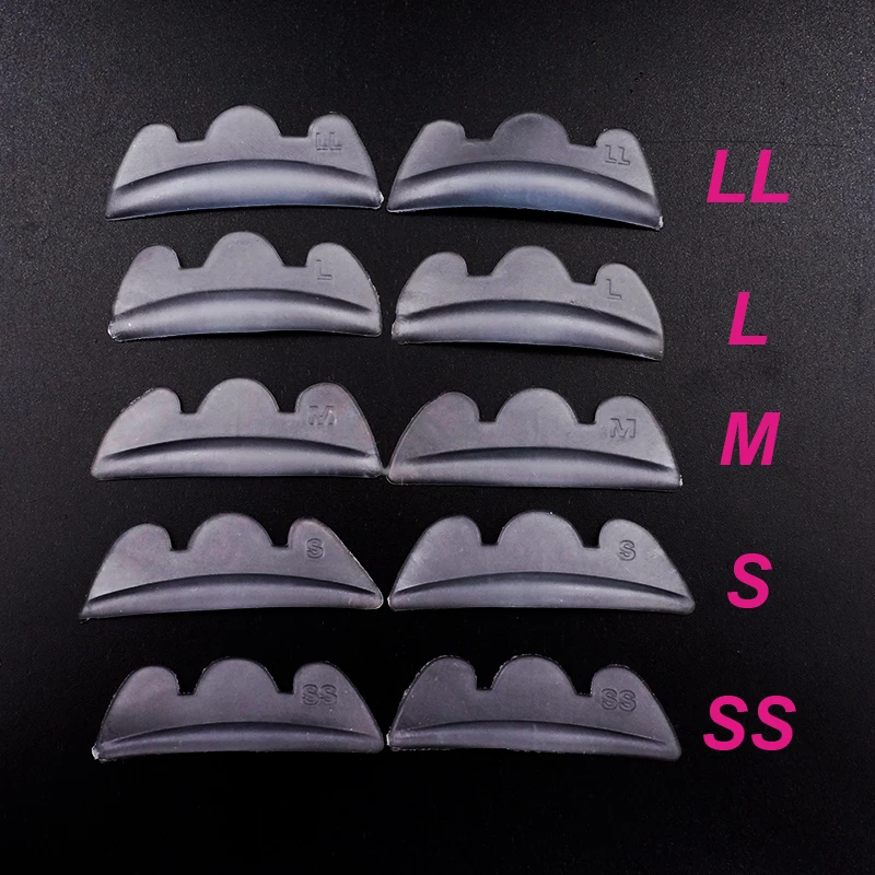 5 пар сплошной цвет Корона силиконовая ресница Пермь колодки подушки ресницы