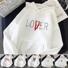 Худи в стиле Харадзюку с длинным рукавом, свитшот с принтом в готическом стиле, худи в стиле унисекс с надписью, женские и мужские топы, черные, белые, забавные креативные худи