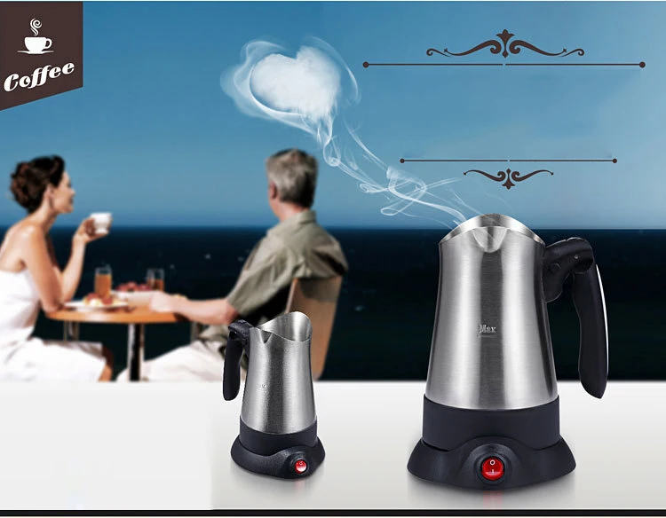 Электрический чайник для кофе 360 градусов Rptation нержавеющая кастрюля Cafeteira Expresso