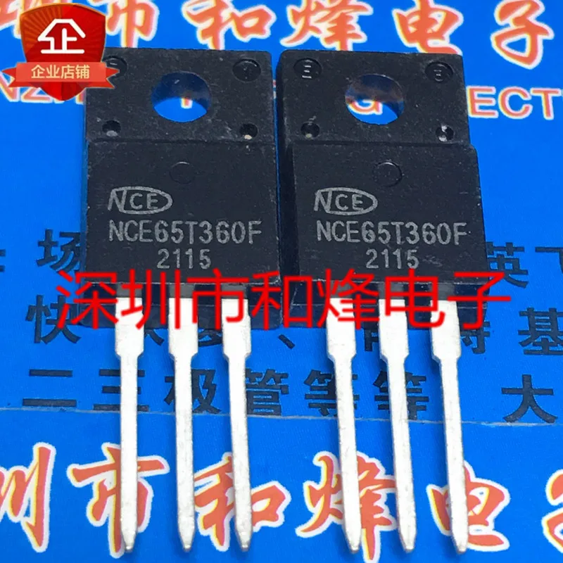 (5 шт.) NCE65T360F TO 220F 650V 11.5A|Интегральные схемы| |