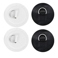 4pcslot d ring patch multifunctional kayak boat d ring buckle pad accessories for pvc inflatable boat raft dinghy canoe kayak