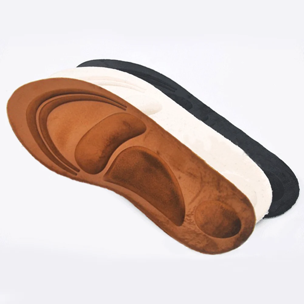 2020 4D Suede Memory Foam Orthotic Insole Arch Support Orthopedic Insoles Shoes Flat Foot Feet Care Sole Shoe Pads | Обувь