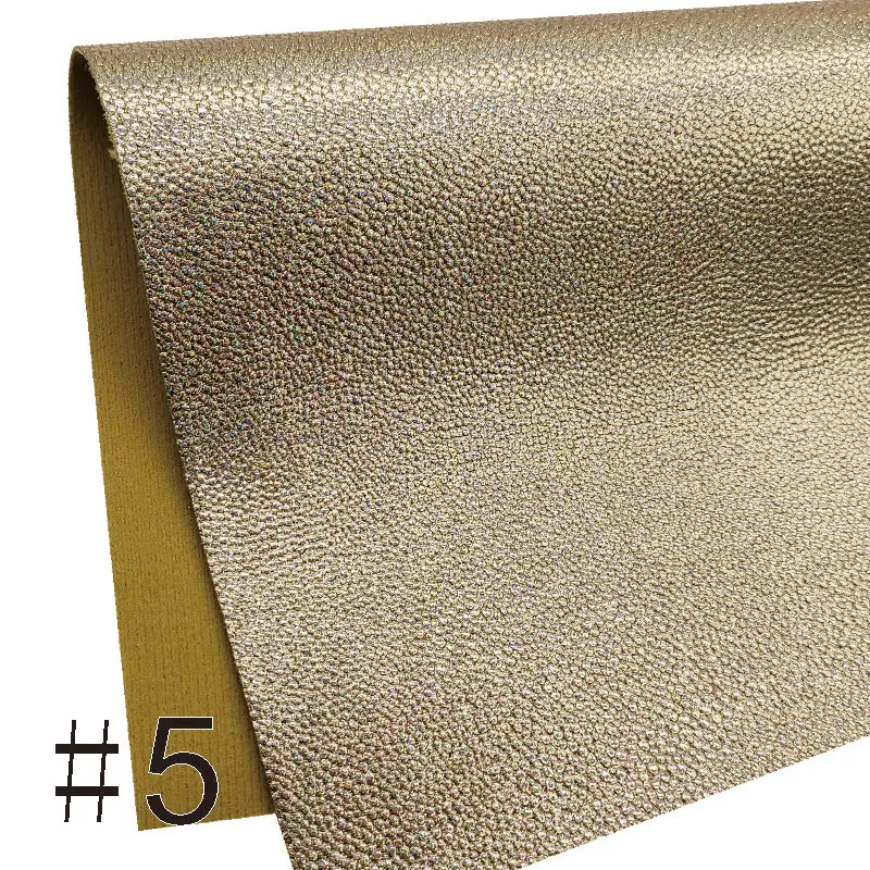 

8.2"*11.8" A4 Size Lychee Pattern Glitter Synthetic Leather Fabric Sheets For Bows Faux Leather DIY Sewing Bags Shoes Materials