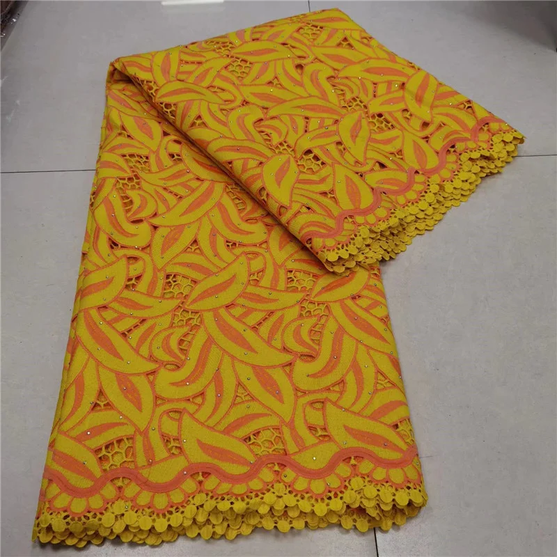 

Высококачественная африканская кружевная ткань с блестками и камнями, 5 ярдов, кружевная ткань с вышивкой для свадьбы