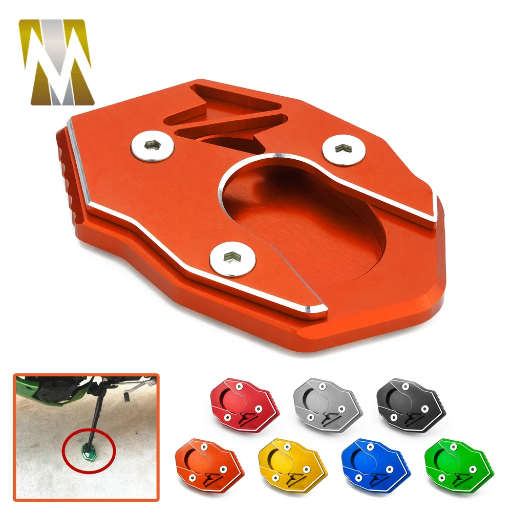 

Мотоциклетная CNC алюминиевая боковая подставка увеличитель пластина подножка увеличить расширение для KAWASAKI Z650 Z900 2017 Z800 2013-2016