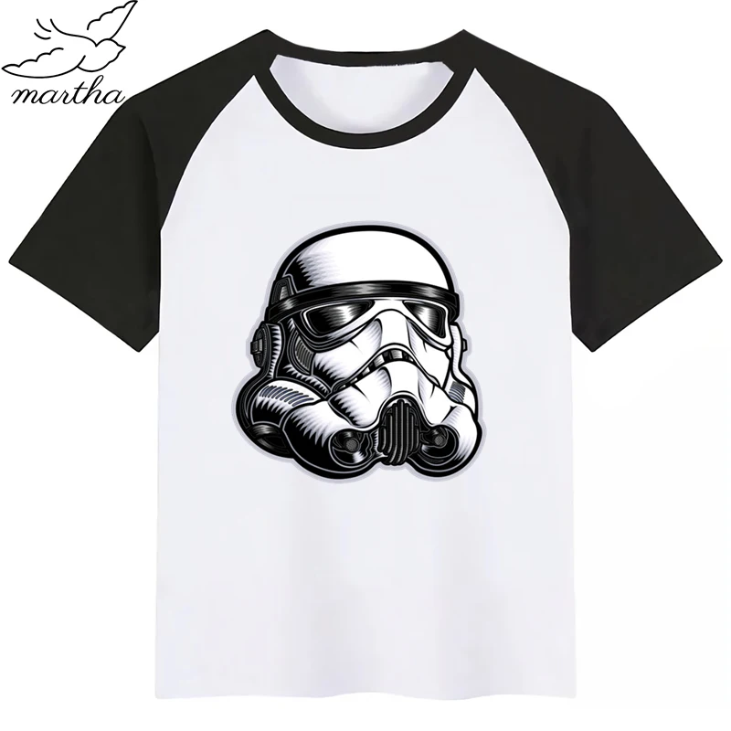 Детская футболка с милым принтом Звездные войны Дарт Вейдер Забавная детская