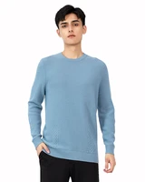 zhili mens 100 cashmere thicken crewneck long sleeve sweater
