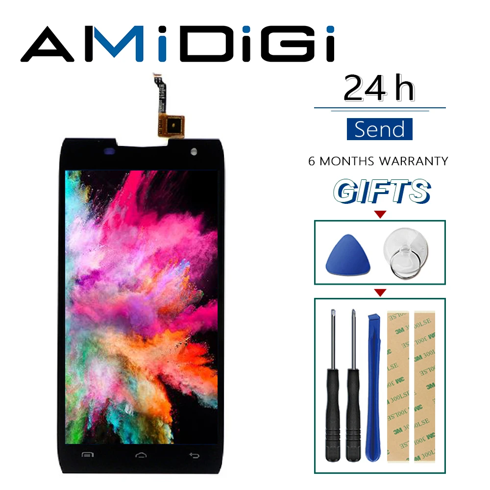 Для оригинального DOOGEE T5 Lite ЖК дисплей + фотопанель цифровые сменные инструменты 5