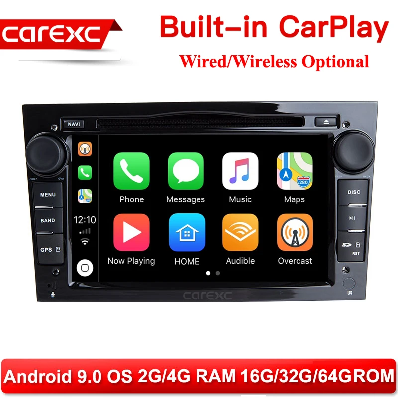 CarExc Android 9,0 с CarPlay Автомобиль Радио DVD плеер gps для OPEL Vauxhall OPEL Antara Corsa D 2006 2007 2008 2009 2010 2011/Опель