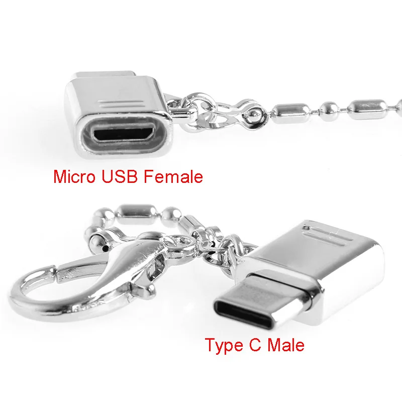 1 шт. металлический USB C 3 Тип штекер для Micro 2 0 разъем конвертера|Кабели передачи