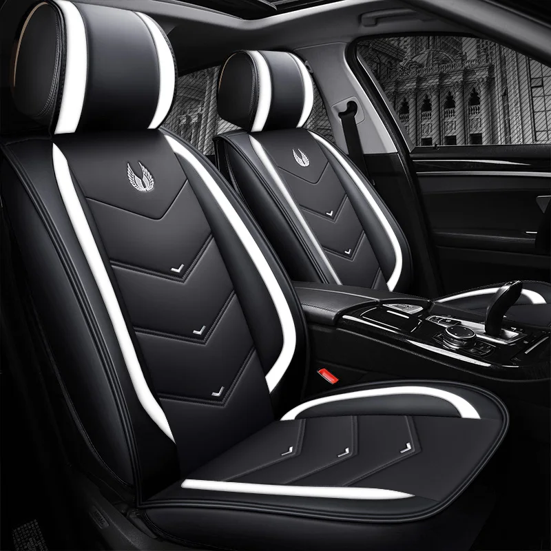 Car Seat Cover Universal Cushion Auto Covers for Nissan Tiida Wingroad Versa X-TRAIL T30 T31 T32 Xtrail 2018 Sunny Sylphy | Автомобили и