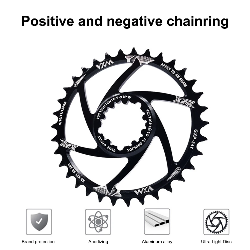 Велосипедная Звездочка 34/36/38/40T велосипедная односкоростная звездочка узкая