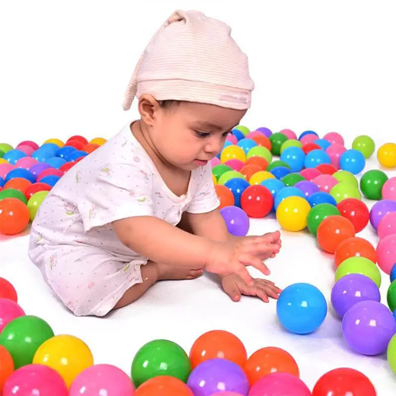 

50/100pcs Random Color Soft Plastic Ocean Ball Funny Baby Kid Swim Pit Toy Water Pool Ocean Wave Balls Ocean Toy Ball