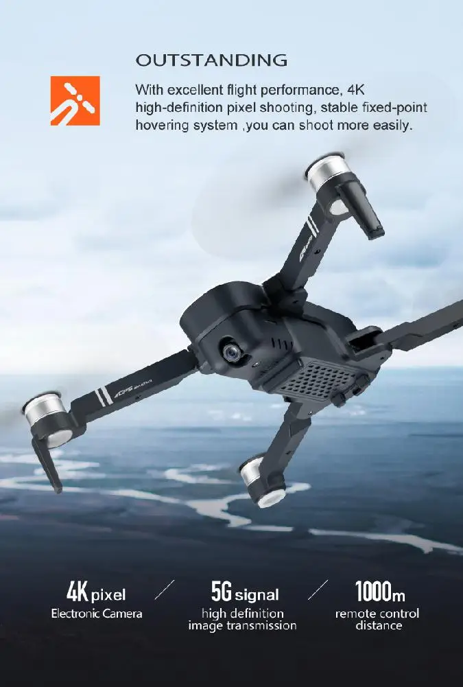 LeadingStar 8811GPS RC Дрон GPS/оптический поток двойной режим двойная