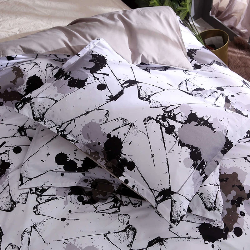 Комплект постельного белья из микрофибры и хлопка пододеяльник одеяло чехол с