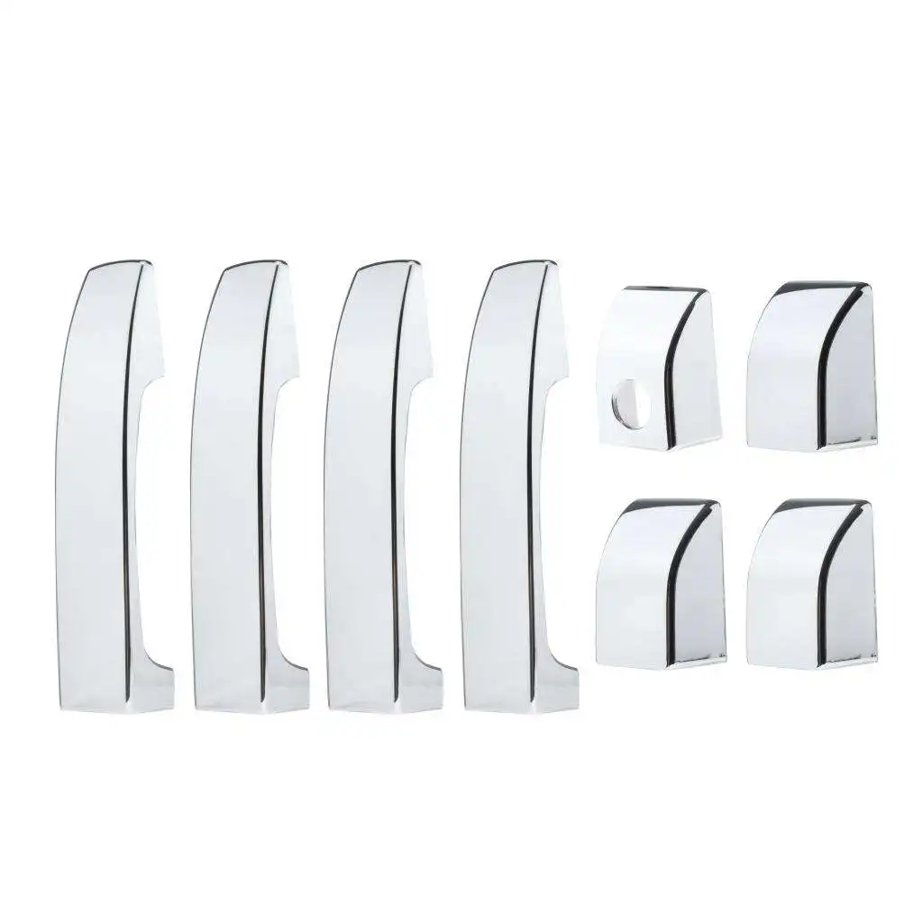 

8Pcs Silver ABS Car Styling Accessoies Door Handle Cover Trim Compatible fit for Range Rover L322 2002-2012