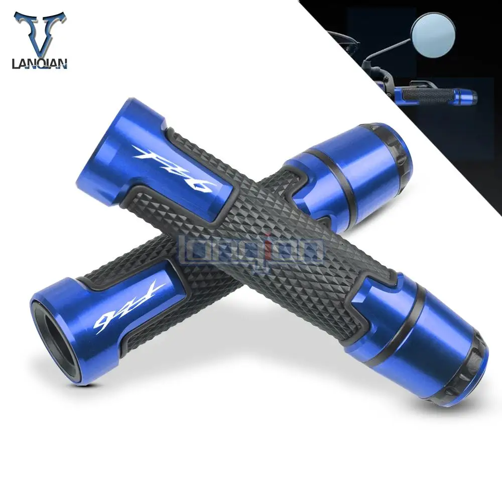 7/8 ''мотоцикл алюминиево-пластиковые ручки с логотипом для YAMAHA FZ6 фазер FZ6S FZ6N