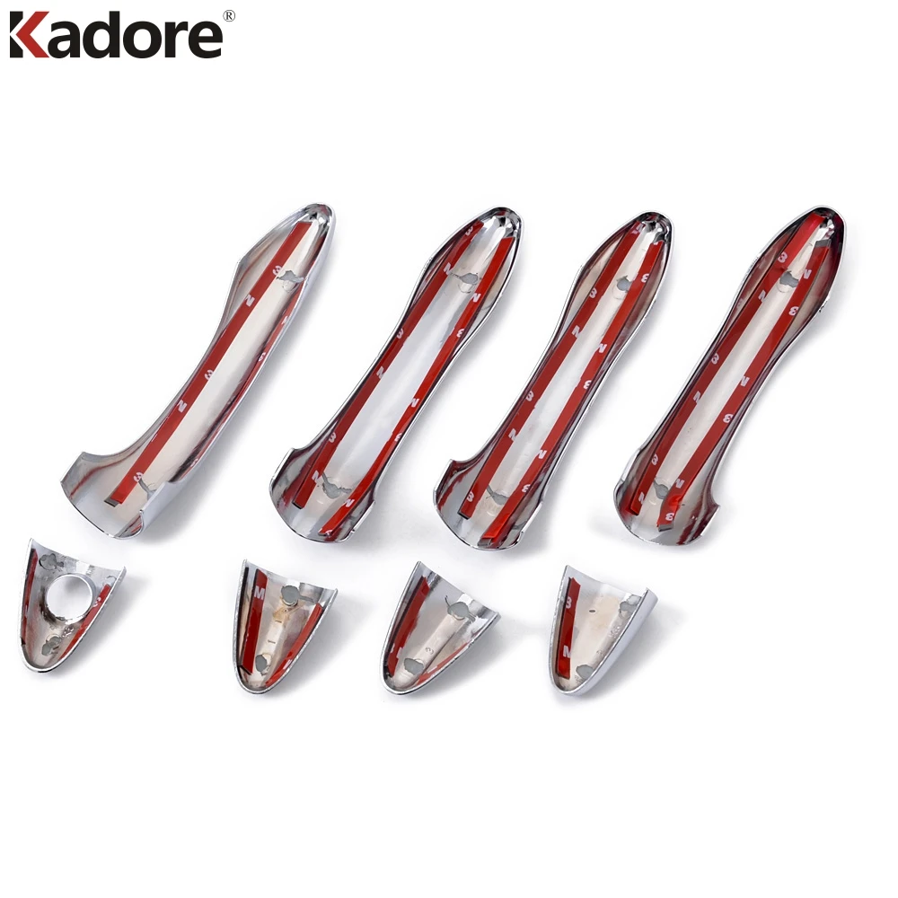 Для KIA K5 Оптима 2011 2012 2013 2014 2015 ABS Chrome Боковая дверь ручки крышки обрезки Чехлы Стикеры автомобиля Средства для