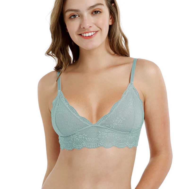 Женский кружевной бюстгальтер Бралетт MEIERSES привлекательный мягкий на