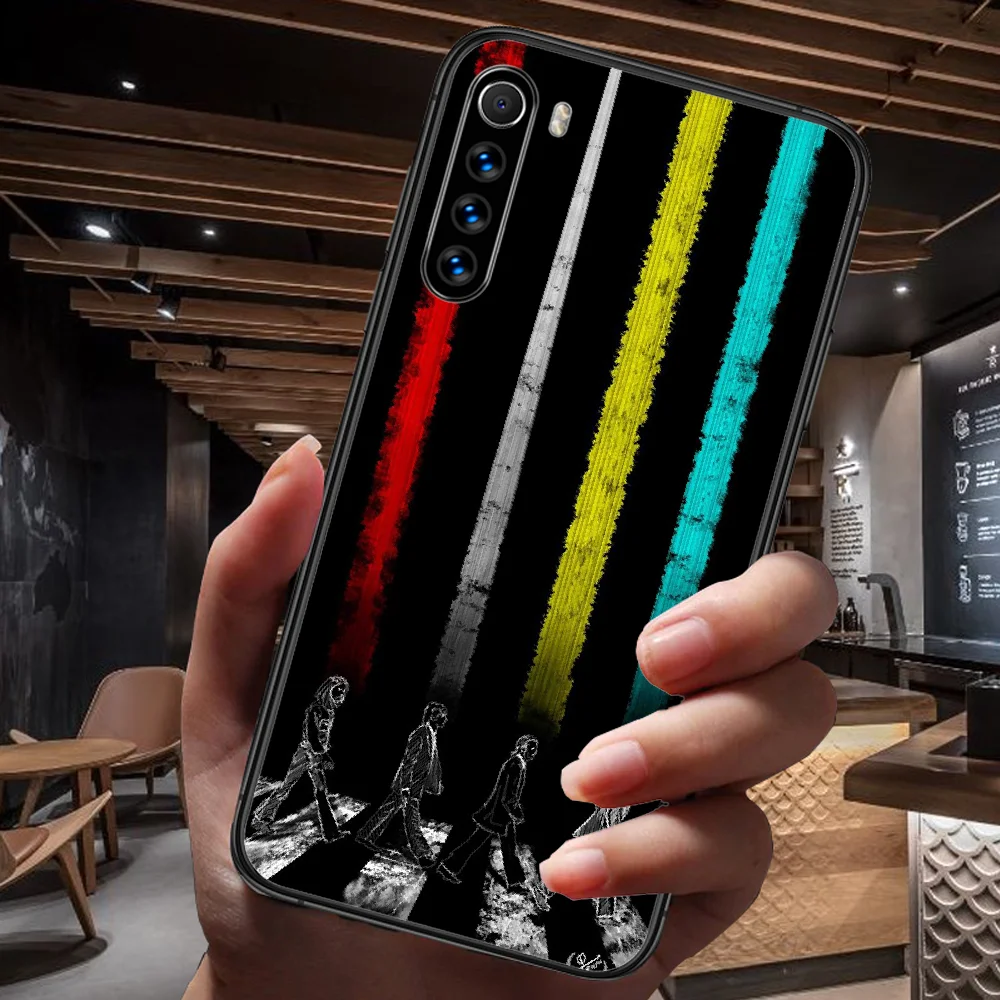 

Rock Band Beatle Phone Case For Xiaomi Redmi Note 7 8 8T 9 9S 4X 7 7A 9A K30 Pro Ultra black Bumper 3D Funda Fashion Waterproof