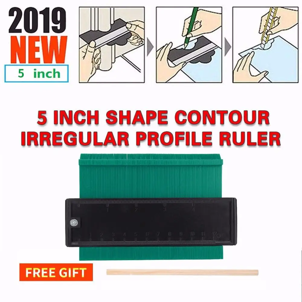 5 дюймовый Дубликатор контура инструмент для измерения профиля измеритель