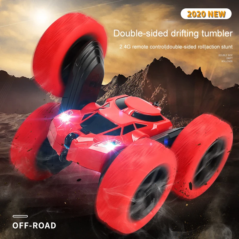 Детский трюковый автомобиль с дистанционным управлением 2020 четырехколесный