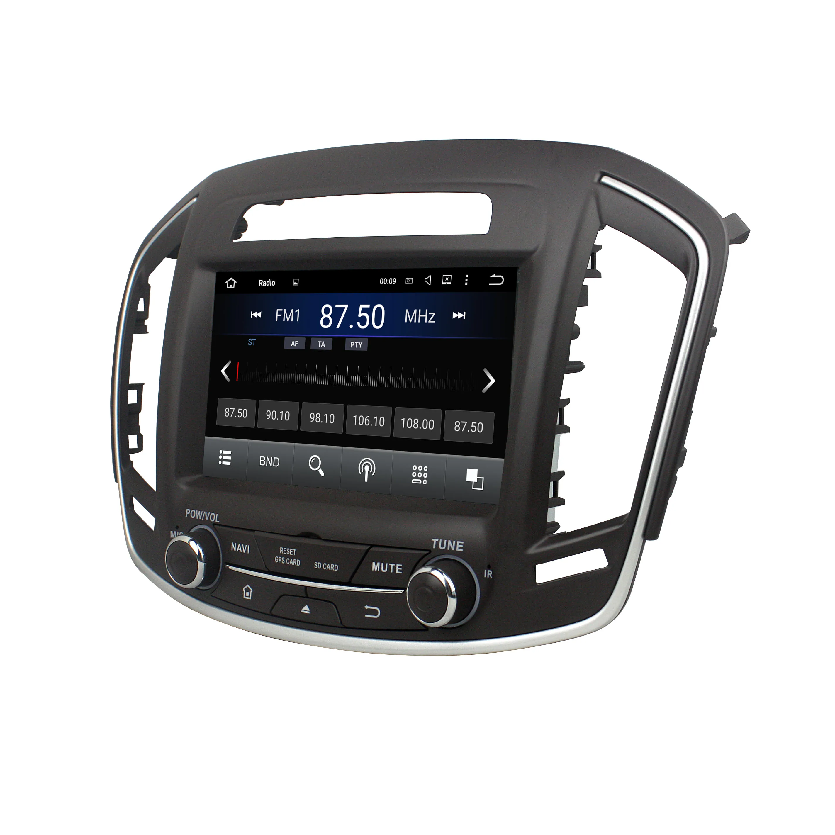 Автомобильный мультимедийный плеер 8 дюймов PX6 Android 9 0 для BUICK Regal 2014 2016 6 ядер аудио