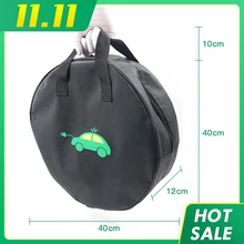EVSE EV Carry Bag For Electric Vehicle Charger Charging Cables Plugs Sockets Charging Equipment Container