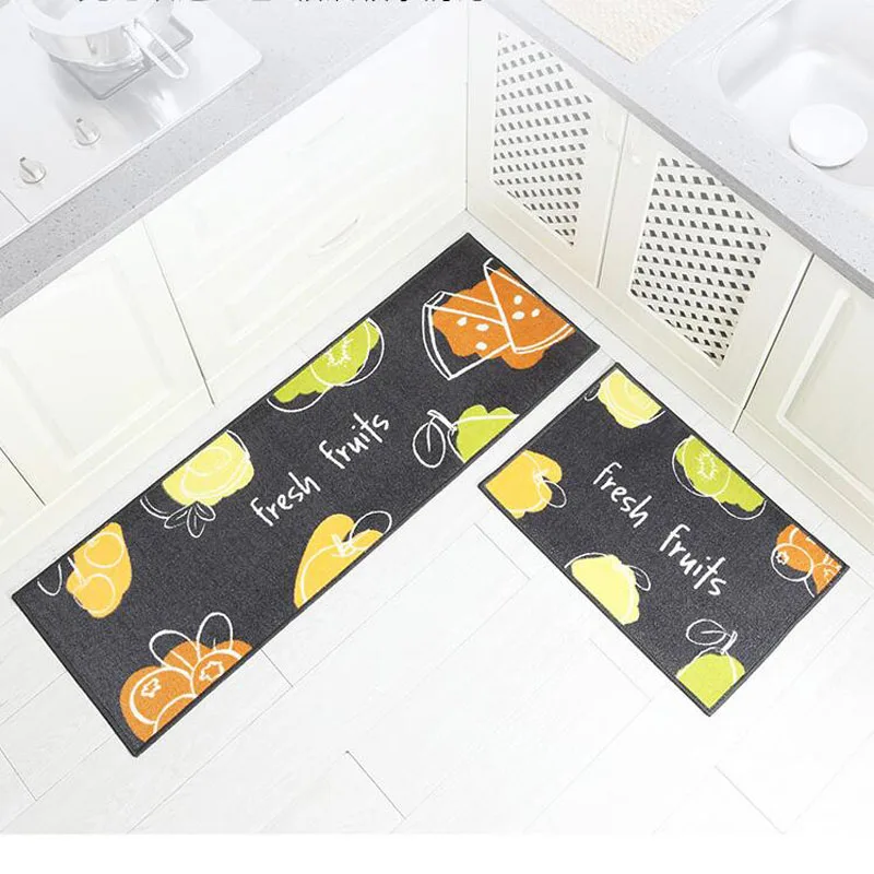 2 шт./компл. длинный набор кухонных ковриков Противоскользящий резиновый коврик