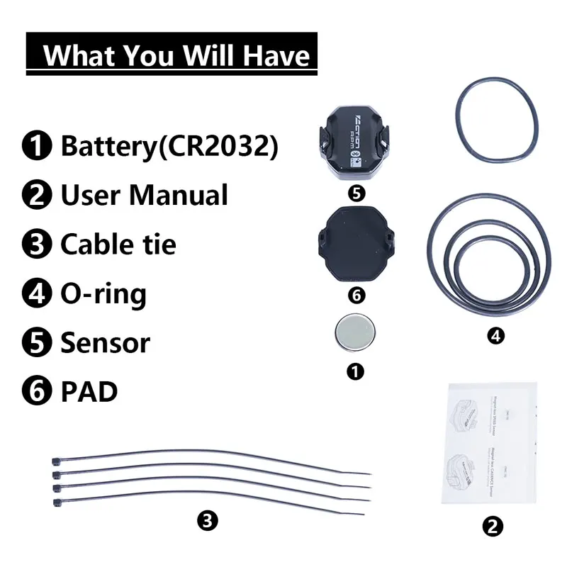 Экшн компьютер датчик скорости ANT + и частоты вращения педалей велосипедный