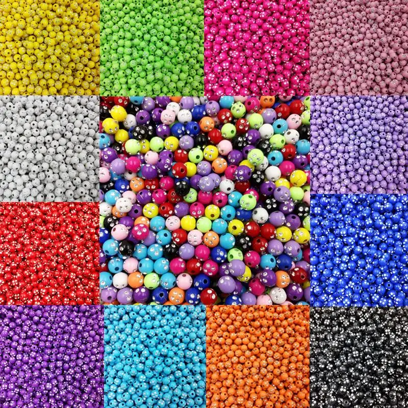 

Акриловые бусины Стразы с кристаллами, 50 шт., аксессуары «сделай сам» для изготовления ювелирных изделий, ожерелий, браслетов, оптовая прода...