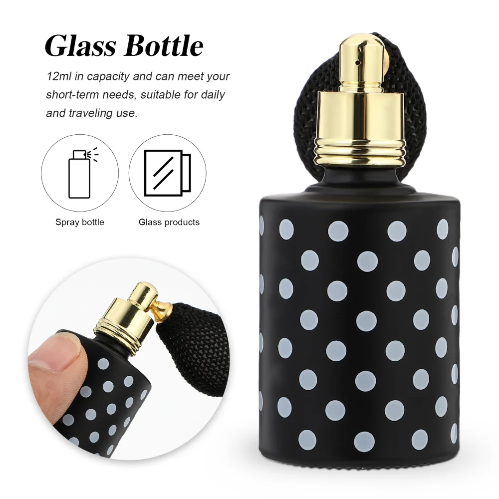 

2pcs 12ml Glass Airbag Bottles Lovely Sub Bottles Novel Practical Spray Bottles