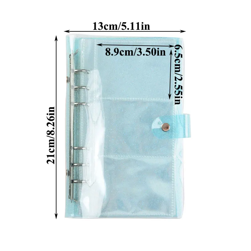 

150 Pockets PVC Portable Photo Album Jelly Color Album for Mini Instax & Name Card 7s 8 25 50s Album de Photos