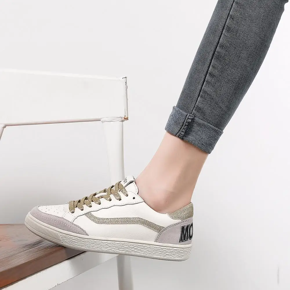 3 цвета женская повседневная обувь удобные золотистые и черные кроссовки модная